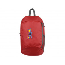 Рюкзак "Бременские музыканты", красный с нанесением логотипа компании