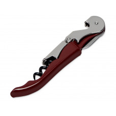 Нож сомелье Pulltap's Basic, бургунди с нанесением логотипа компании