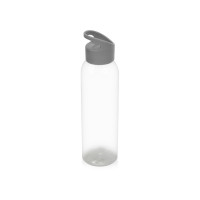 Бутылка для воды "Plain 2" 630 мл, прозрачный/серый