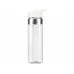Бутылка для воды "Pallant ", тритан, 700мл, прозрачный/белый с нанесением логотипа компании