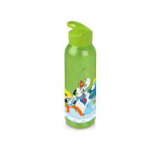 Бутылка для воды "Бременские музыканты", зеленое яблоко с нанесением логотипа компании