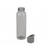 Бутылка для воды "Plain" 630 мл, серый с нанесением логотипа компании