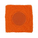 Напульсник "Пульс", оранжевый с нанесением логотипа компании