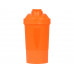 Шейкер для спортивного питания «Level Up», оранжевый с нанесением логотипа компании