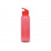 Бутылка для воды "Plain" 630 мл, красный с нанесением логотипа компании