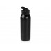 Бутылка для воды "Plain" 630 мл, черный с нанесением логотипа компании
