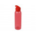 Бутылка для воды "Plain" 630 мл, красный с нанесением логотипа компании