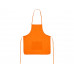 Фартук, оранжевый, плотность 80г/м2 с нанесением логотипа компании