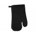 Хлопковая рукавица, черный с нанесением логотипа компании