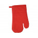 Хлопковая рукавица, красный с нанесением логотипа компании