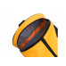 Сумка спортивная TORBER Mobi, желтая, полиэстер 900D с PU покрытием, 45 х 25 х 25 см с нанесением логотипа компании