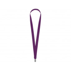 Ланьярд с клипом, фиолетовый с нанесением логотипа компании