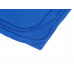 Плед Dolly из флиса, синий с нанесением логотипа компании