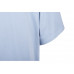 Толстовка с капюшоном, короткий рукав, небесно-голубой с нанесением логотипа компании