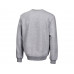 Свитшот Monaco унисекс, серый меланж с нанесением логотипа компании