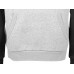 Толстовка с капюшоном «Dublin» мужская, черный/серый меланж с нанесением логотипа компании