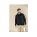 Galena унисекс-свитер с полноразмерной молнией из переработанных материалов Aware™  - Черный с нанесением логотипа компании