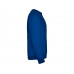 Свитшот с начесом "Clasica" унисекс, королевский синий с нанесением логотипа компании