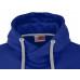 Толстовка унисекс "Stream" с капюшоном, классический синий с нанесением логотипа компании