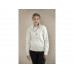 Galena унисекс-свитер с полноразмерной молнией из переработанных материалов Aware™  - Белый с нанесением логотипа компании