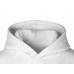 Толстовка с капюшоном оверсайз «Berlin» унисекс, белый меланж с нанесением логотипа компании