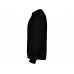 Свитшот с начесом "Clasica" унисекс, черный с нанесением логотипа компании