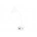 Настольная лампа Rombica LED Clamp, белый с нанесением логотипа компании