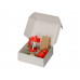 Подарочный набор с кофе, кружкой и френч-прессом "Бодрое утро", красный с нанесением логотипа компании