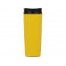 Термокружка «Годс» 470мл на присоске, желтый с нанесением логотипа компании