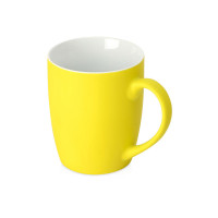 Кружка с покрытием soft-touch “Tulip Gum”, желтый (3955C) (P)