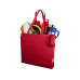 Odessa эко-сумка из переработанных материалов 220 г/м² - Красный с нанесением логотипа компании