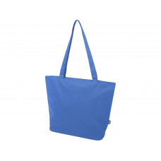 Panama эко-сумка на молнии из переработанных материалов по стандарту GRS объемом 20 л - Ярко-синий