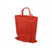 Складная сумка Maple из нетканого материала, красный с нанесением логотипа компании