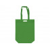 Сумка для покупок из спанбонда Ambit, 380*120*400 с ручкой 550/30 мм, зеленое яблоко с нанесением логотипа компании