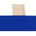 Сумка для шопинга Steady из хлопка с парусиновыми ручками, 260 г/м2, синий с нанесением логотипа компании
