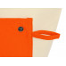 Складная хлопковая сумка для шопинга Gross с карманом, оранжевый с нанесением логотипа компании