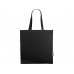 Odessa эко-сумка из переработанных материалов 220 г/м² - Черный с нанесением логотипа компании