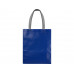Сумка для шопинга «Utility» ламинированная, синий глянцевый с нанесением логотипа компании