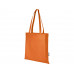 Zeus эко-сумка из нетканого материала, переработанного по стандарту GRS, объемом 6л - Оранжевый с нанесением логотипа компании
