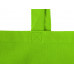 Складывающаяся сумка Skit из хлопка на молнии, зеленое яблоко с нанесением логотипа компании