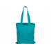 Сумка для шопинга Carryme 140 хлопковая, 140 г/м2, бирюзовый 320C NEW с нанесением логотипа компании