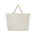 Переработанная эко-сумка Cannes плотностью 200 г/м2 вторичной переработки - Натуральный с нанесением логотипа компании