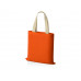 Сумка для шопинга Steady из хлопка с парусиновыми ручками, 260 г/м2, оранжевый с нанесением логотипа компании
