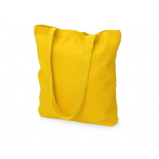 Сумка из плотного хлопка «Carryme 220», желтый с нанесением логотипа компании