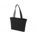 Weekender эко-сумка из переработанного материала Aware™ плотностью 500 г/м² - Черный с нанесением логотипа компании