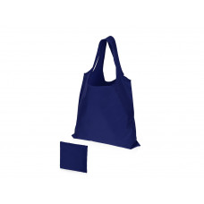 Складная сумка Reviver из переработанного пластика, синий с нанесением логотипа компании