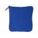 Складывающаяся сумка Skit из хлопка на молнии, синий с нанесением логотипа компании