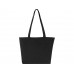 Weekender эко-сумка из переработанного материала Aware™ плотностью 500 г/м² - Черный с нанесением логотипа компании