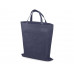 Складная сумка Maple из нетканого материала, темно-синий с нанесением логотипа компании