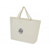 Переработанная эко-сумка Cannes плотностью 200 г/м2 вторичной переработки - Натуральный с нанесением логотипа компании